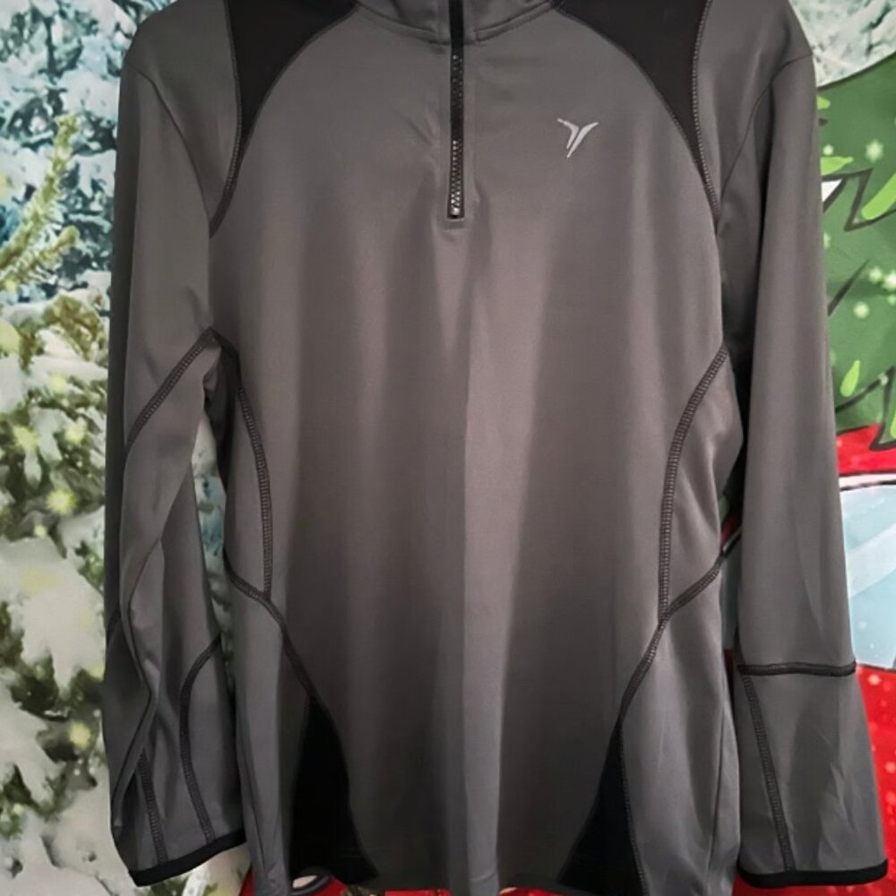 Old Navy Active Long Sleeve Gray Pullover Kids Size XL